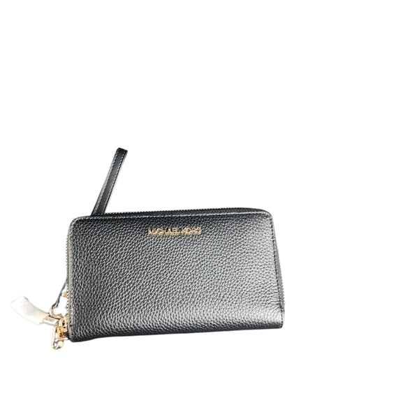 Michael Kors Black Pebbled Leather Wallet - Picture 1 of 4